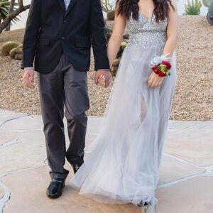 A line Long Party Dress Glam Prom Dress Formal Gown Elegant dress